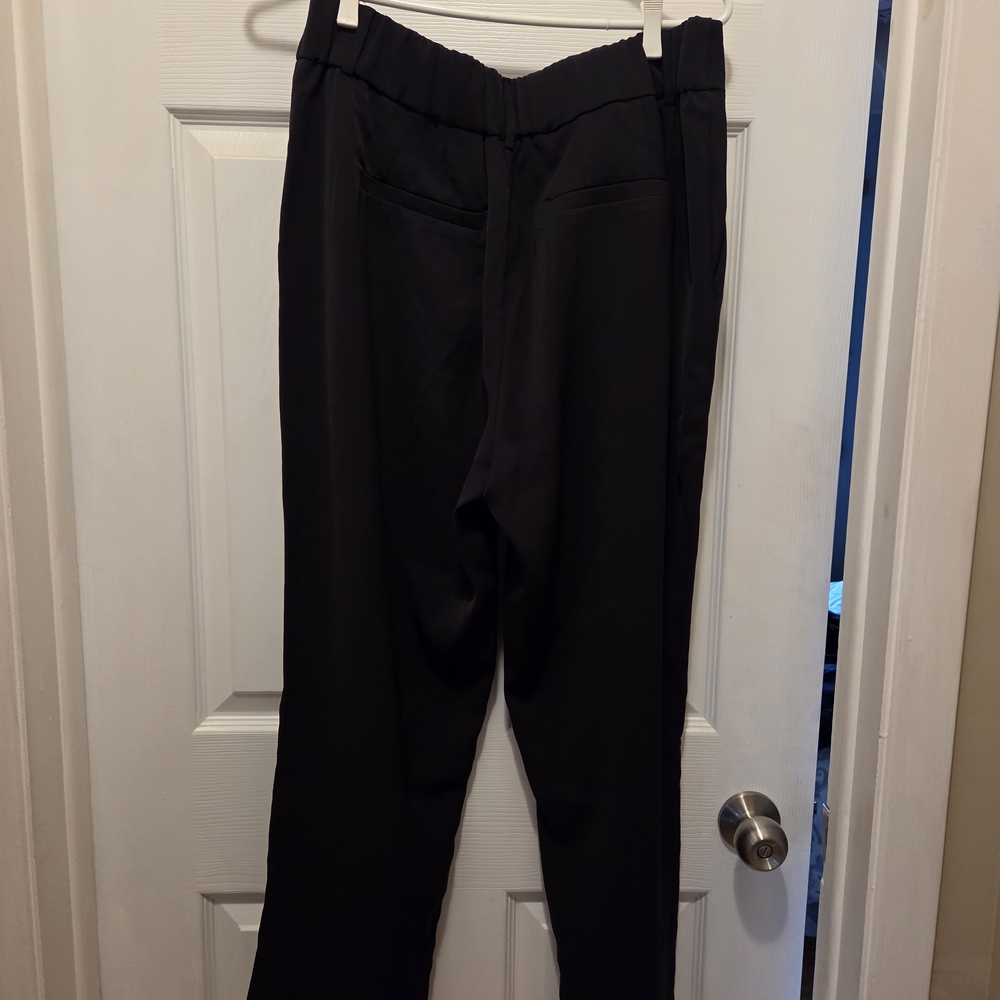 HALARA Women's Black Straight Leg Tapered Pants